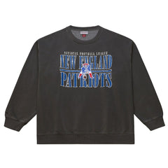 NFL New England Patriots Downtown Crew Vintage Logo Sweatshirt