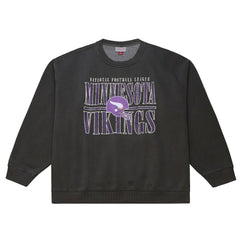 NFL Minnesota Vikings Downtown Crew Vintage Logo Sweatshirt