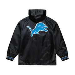 NFL Detroit Lions Downtown Satin Full-Snap Hooded Jacket