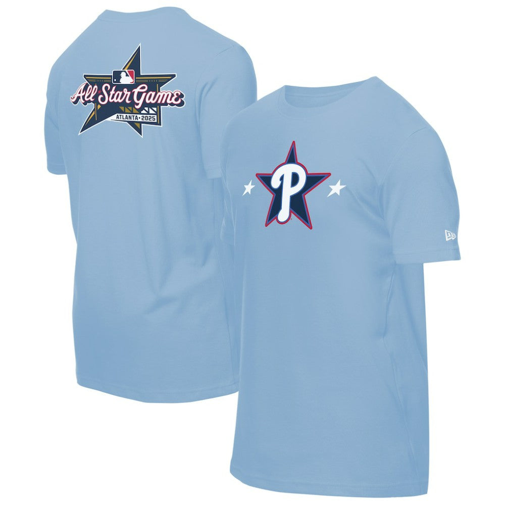 Philadelphia Phillies 2025 MLB All-Star Game Workout T-Shirt - Light Blue | New Era