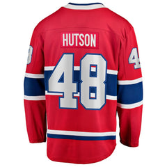 Lane Hutson Montreal Canadiens Fanatics Home Breakaway Jersey