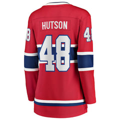 Lane Hutson Montreal Canadiens Fanatics Women's Home Breakaway Player Jersey