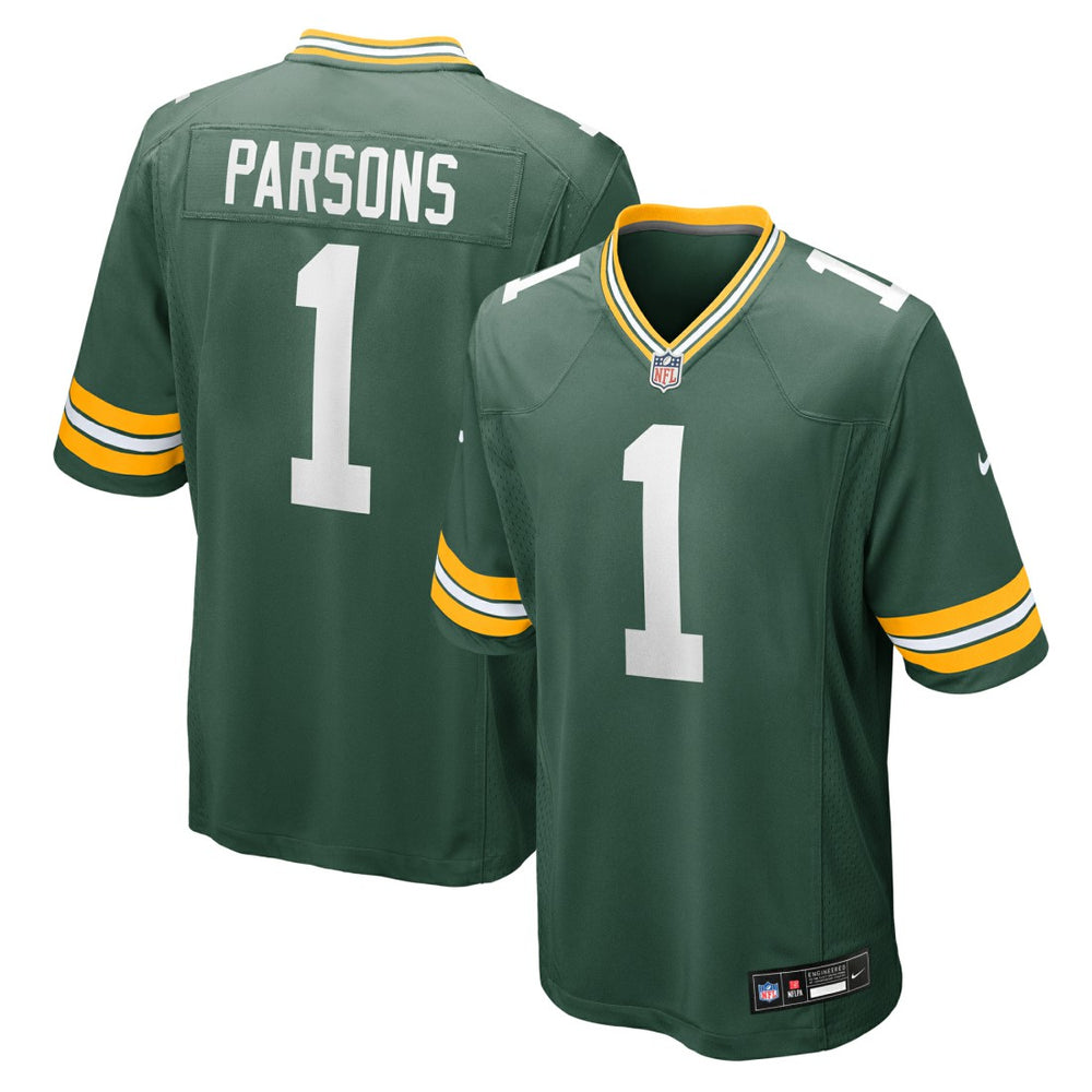 NFL Green Bay Packers Micah Parsons Game Player Jersey