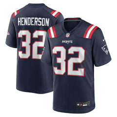 NFL New England Patriots TreVeyon Henderson 2025 NFL Draft Game Jersey