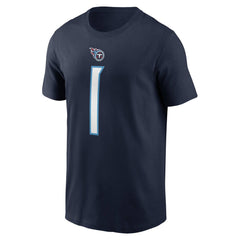 NFL Tennessee Titans Cameron Ward Name & Number T-Shirt