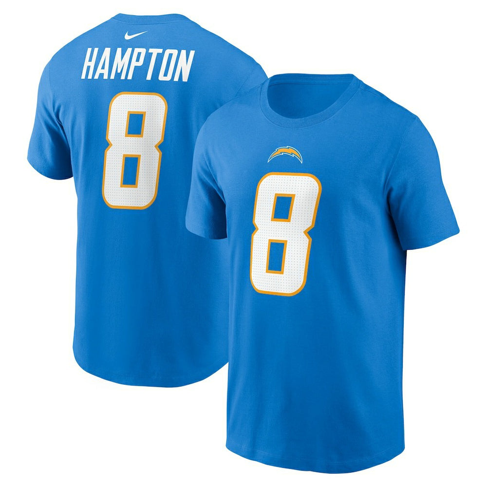 NFL Los Angeles Chargers Omarion Hampton Name & Number T-Shirt