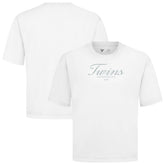 Minnesota Twins Levelwear Ethereal Oversized Luxe Signature Knit T-Shirt - White