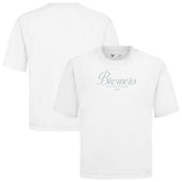 Milwaukee Brewers Levelwear Ethereal Oversized Luxe Signature Knit T-Shirt - White