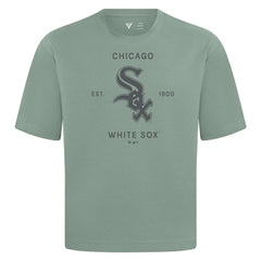 Chicago White Sox Levelwear Crossway Oversized Luxe Signature Knit T-Shirt - Green