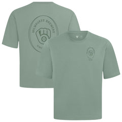Milwaukee Brewers Levelwear Signet Oversized Luxe Signature Knit T-Shirt - Green