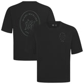 Miami Marlins Levelwear Signet Oversized Luxe Signature Knit T-Shirt - Black
