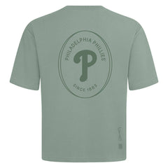 Philadelphia Phillies Levelwear Signet Oversized Luxe Signature Knit T-Shirt - Green
