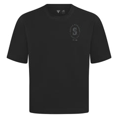 Seattle Mariners Levelwear Register Oversized Luxe Signature Knit T-Shirt - Black