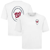 Washington Nationals Levelwear Register Oversized Luxe Signature Knit T-Shirt - White