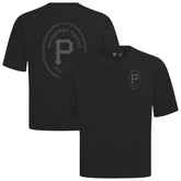 Pittsburgh Pirates Levelwear Register Oversized Luxe Signature Knit T-Shirt - Black