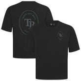 Tampa Bay Rays Levelwear Register Oversized Luxe Signature Knit T-Shirt - Black