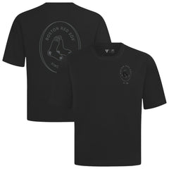 Boston Red Sox Levelwear Register Oversized Luxe Signature Knit T-Shirt - Black