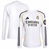 Real Madrid 2025/26 Home Replica Long Sleeve Jersey / Soccer Sale