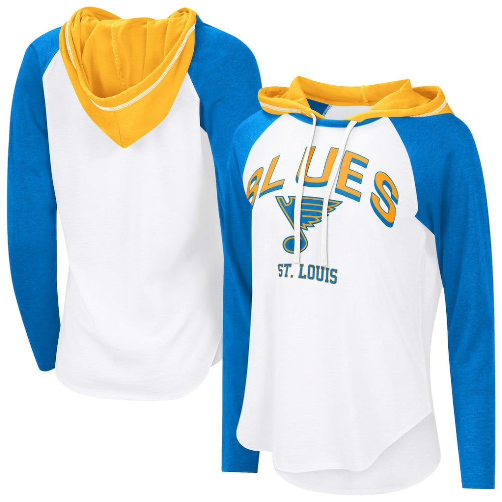 St. Louis Blues G-III 4Her by Carl Banks Women's MVP Hooded Long-Sleeve T-Shirt