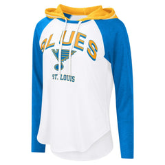 St. Louis Blues G-III 4Her by Carl Banks Women's MVP Hooded Long-Sleeve T-Shirt
