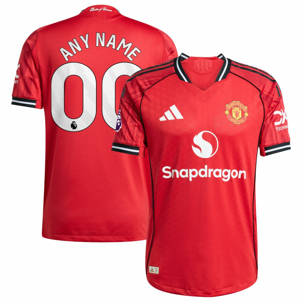 Manchester United Home 2025/26 Custom Jersey / Soccer Online