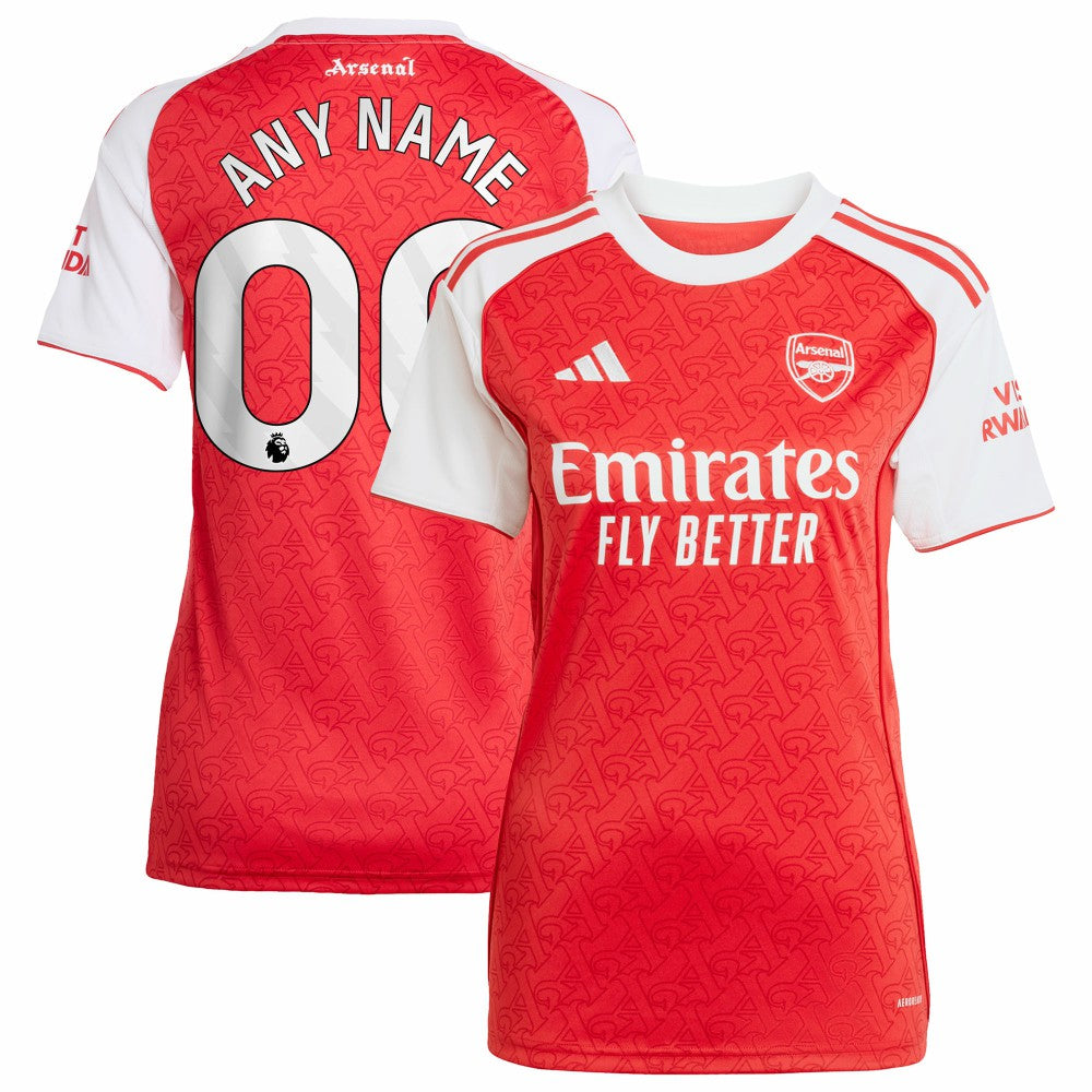Arsenal Women's 2025/26 Home Replica Custom Jersey / Soccer For sale