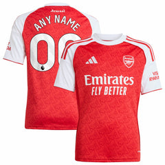 Arsenal Youth 2025/26 Home Replica Custom Jersey / Soccer New