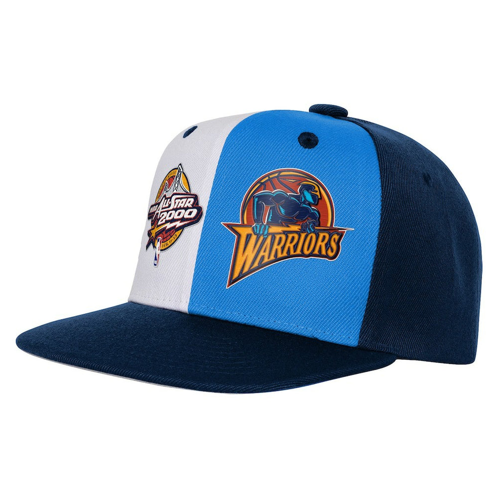 Golden State Warriors Youth 2000 All-Star Game Duo Front Snapback Hat sale - Navy | Mitchell & Ness outlet
