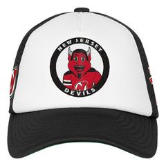 New Jersey Devils Mitchell & Ness Youth Mascot Adjustable Trucker Hat
