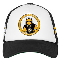 Pittsburgh Penguins Mitchell & Ness Youth Mascot Adjustable Trucker Hat
