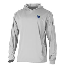 Tampa Bay Rays Long Drive Pullover Hoodie - Gray | Columbia