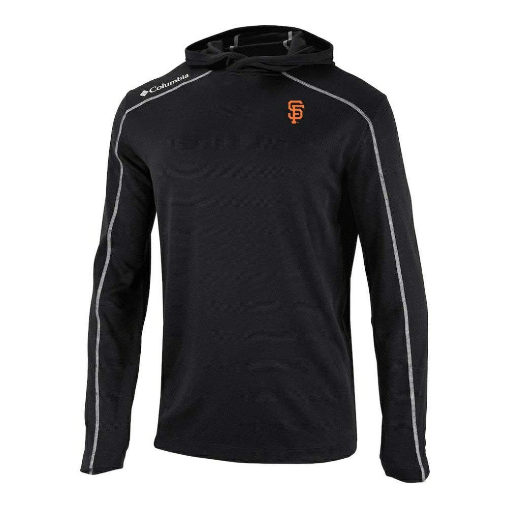 San Francisco Giants Omni-Wick Shotgun Pullover Hoodie - Black | Columbia
