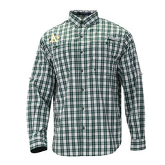 Athletics Super Tamiami Omni-Shade Long Sleeve Button-Down Shirt - Green | Columbia