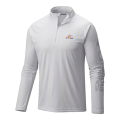 Colorado Rockies Terminal Tackle Omni-Wick Raglan Quarter-Zip Pullover - White | Columbia