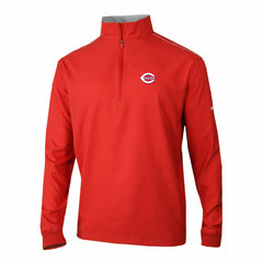 Cincinnati Reds Omni-Wick Bogey's Paradise Quarter-Zip Pullover - Red | Columbia