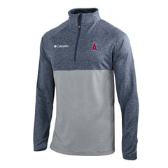 Los Angeles Angels Omni-Wick Raglan Rockin' It Quarter-Zip Pullover - Navy | Columbia