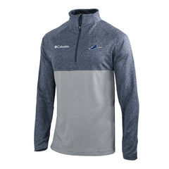 Tampa Bay Rays Omni-Wick Raglan Rockin' It Quarter-Zip Pullover - Navy | Columbia