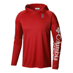 Boston Red Sox Terminal Tackle Omni-Shade Pullover Hoodie - Red | Columbia