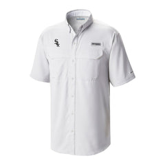 Chicago White Sox Omni-Wick Low Drag Offshore Button-Up Shirt - White | Columbia