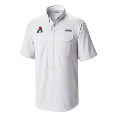 Arizona Diamondbacks Omni-Wick Low Drag Offshore Button-Up Shirt - White | Columbia