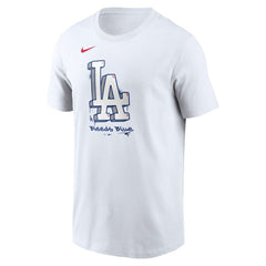 Los Angeles Dodgers Local Hometown T-Shirt - White | Nike