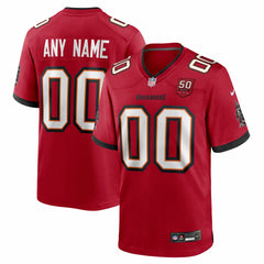 NFL Tampa Bay Buccaneers 50th Season Custom Game Jersey