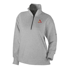 St. Louis Cardinals Women's Birchwood Hills Quarter-Zip Pullover - Gray | Columbia