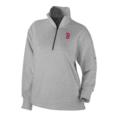 Boston Red Sox Women's Birchwood Hills Quarter-Zip Pullover - Gray | Columbia