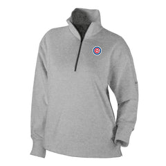 Chicago Cubs Women's Birchwood Hills Quarter-Zip Pullover - Gray | Columbia