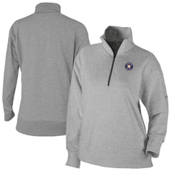 Houston Astros Women's Birchwood Hills Quarter-Zip Pullover - Gray | Columbia