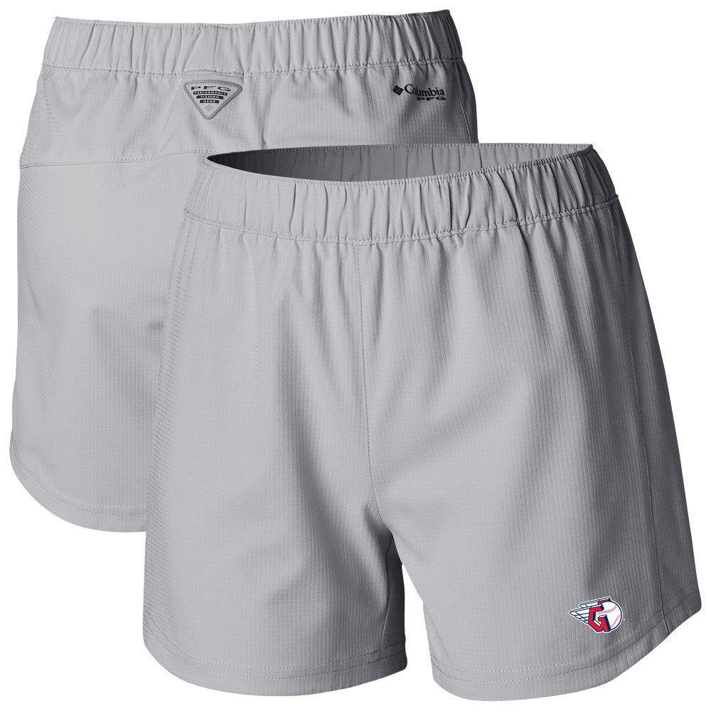Cleveland Guardians Women's Tamiami Pull-On Shorts - Gray | Columbia