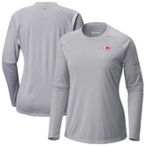 Cincinnati Reds Tidal Tee II Long Sleeve T-Shirt - Gray | Columbia