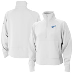 Kansas City Royals Women's Wickhams Hills Raglan Omni-Wick Quarter-Zip Pullover - White | Columbia