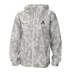 Arizona Diamondbacks Women's Flash Challenger Full-Zip Hoodie Windbreaker Jacket - Gray/White | Columbia